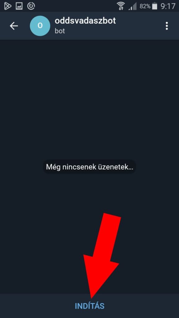 telegram_inditas Telegram indítása az oddsvadasz.hu előfizetése után